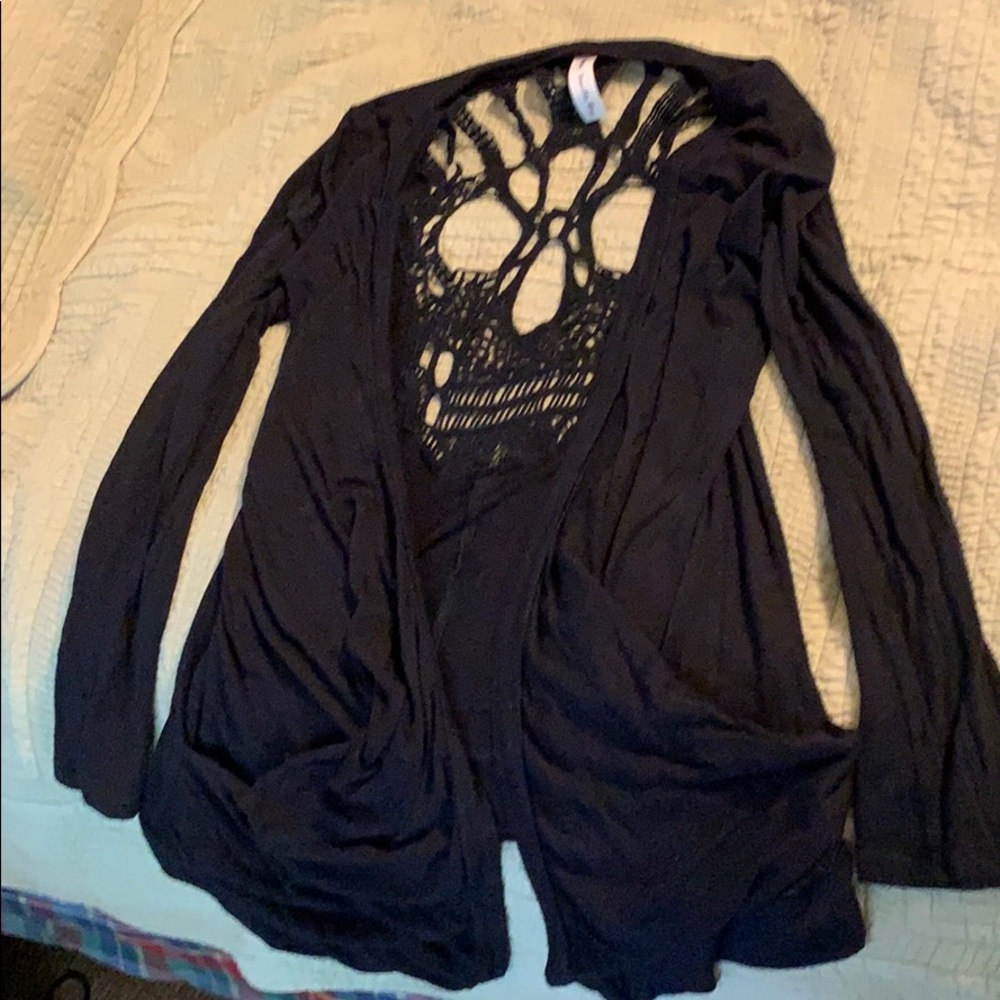 Medium black cardigan